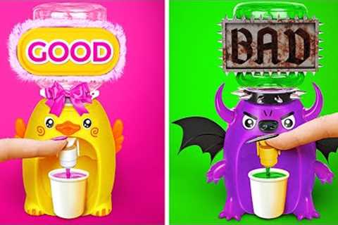 GOOD VS BAD PARENTING HACKS || Genius Life Hacks And Funny Tips for Parents! by 123 GO! SERIES