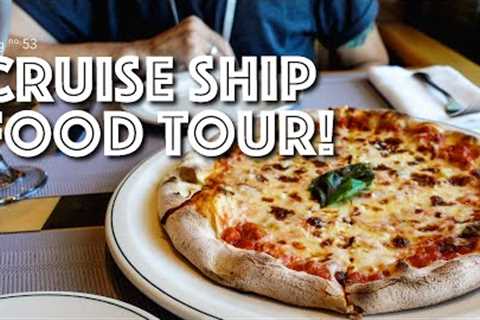 Cruise Ship FOOD TOUR! | What To Eat On Princess Cruises Majestic Princess Alaska Cruise