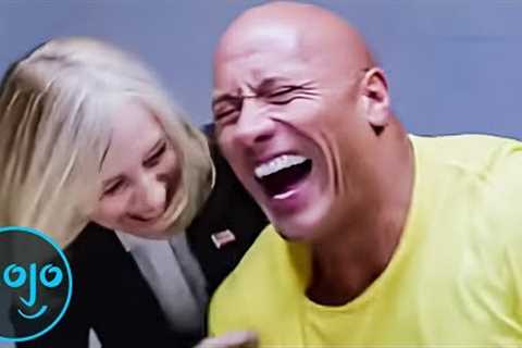 Top 10 Dwayne The Rock Johnson Bloopers