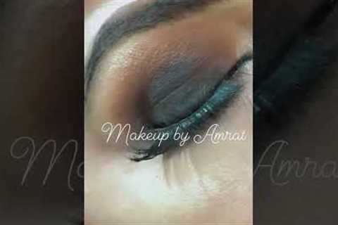 green smokey eye makeup tutorial