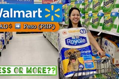 Grocery SHOPPING at WALMART!  I  Mahal ba o Mura??