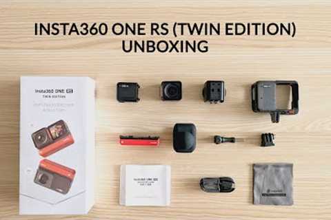INSTA360 ONE RS (TWIN EDITION) UNBOXING