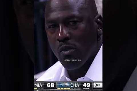 When LeBron stared down MJ 😤 #shorts