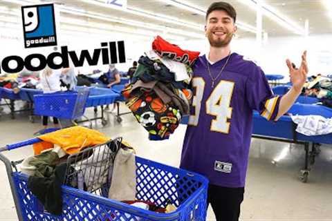 I Raided The Goodwill Bins! Tons of Vintage Clothing Found!! Trip to the Thrift #394