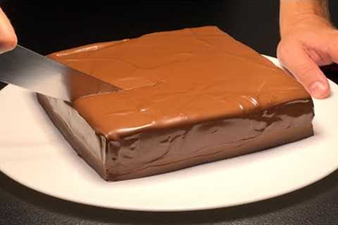 Mix chocolate with cream cheese! Dessert in 5 minutes that will surprise you! Bazilika Desserts.