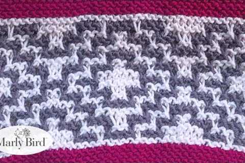 Tournament of Stitches Knitting Section 1  ||  Mosaic Knitting || Slip Stitch Knitting