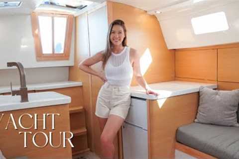 $60,000 Modern Yacht Tour REVEAL OF OUR NEW BOAT!