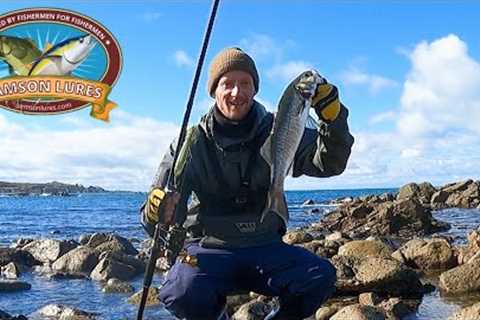 BASS LURE FISHING WITH THE SAMSON LONGCAST &amp; PATCHINKO 165 | LURE FISHING UK