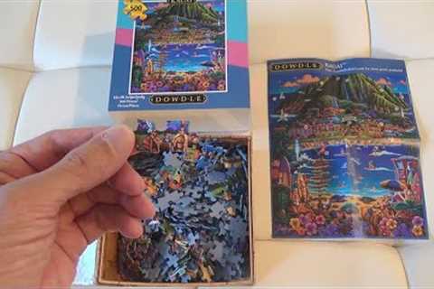 DOWDLE JIGSAW PUZZLE KAUAI 500 PIECE PUZZLE UNBOXING AND CUSTOMER REVIEW PUZZLES AND GAMES REVIEWS