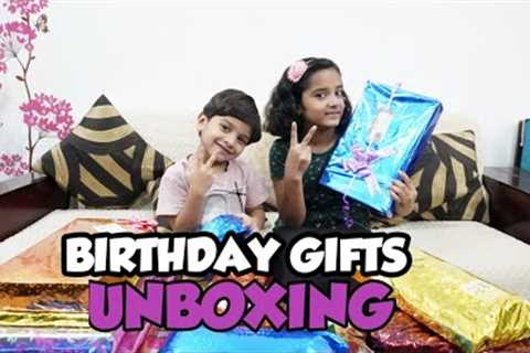 Zumi Ko Mile Bahot Sare Gifts | Birthday Gifts Unboxing | Zumi Birthday | Jigy Zumi Vlog