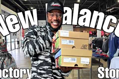 Sneaker shopping at New Balance Factory Store