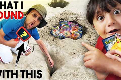 Pokemon VMAX Prank on the Beach (FV Family Vlog)