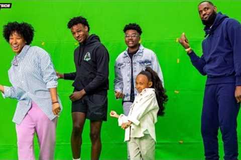 Meet the James Gang!! LeBron and His Family are Hilarious! #jamesgang