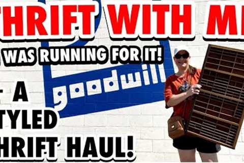 I was running for it! Home Decor THRIFT WITH ME At Goodwill - Country Cottage THRIFT HAUL / styled!