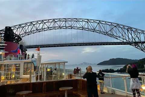 Waking up to the Panama Canal Disney Wonder Cruise 🚢 Disney Cruise