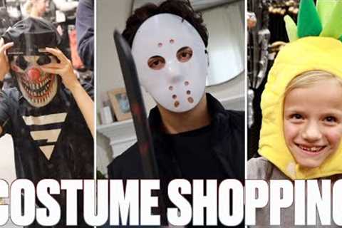 HALLOWEEN COSTUME SHOPPING | TRYING ON HALLOWEEN COSTUMES