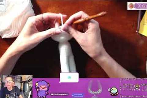 knitting a schoolgirl in a lovely skirt is about to be completed as soon as possible 1