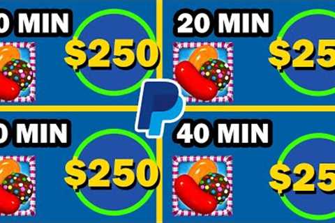Earn $250 PayPal Money Playing Games | Make Money Online 2022