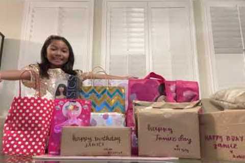 Unboxing My 8th Birthday Gifts 🎁