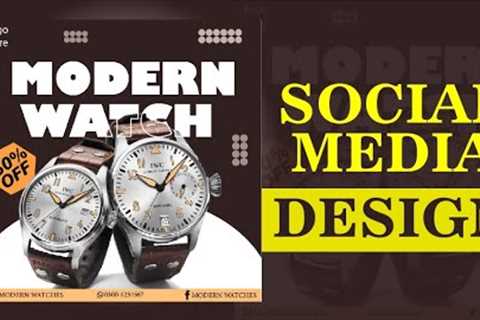 Trending social media | post design tutorial in ILLUSTRATOR