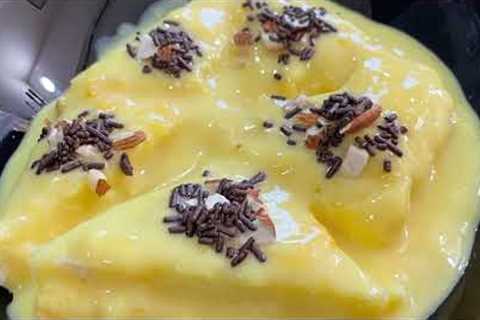 Bread Custard And Malai Dessert ❤️ | Delicious And Quick Dessert With ½ Liter Milk