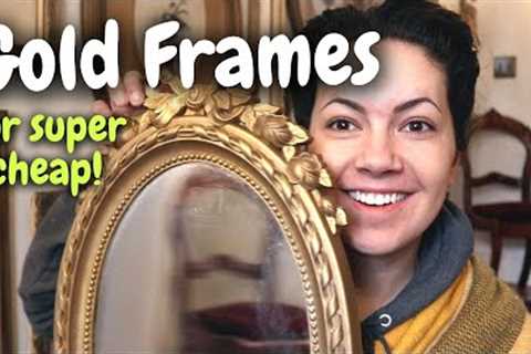 Turning Thrifted Frames into GOLD (Hall Wall Decor) | Farmhouse Vernacular