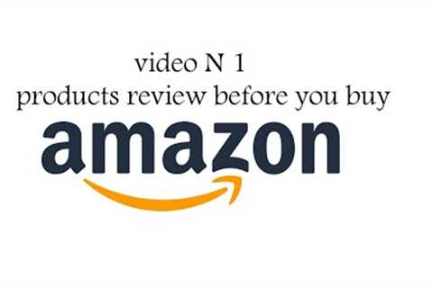 AMAZON PRODUCTS REVIEW VIDEO NUMBER 1