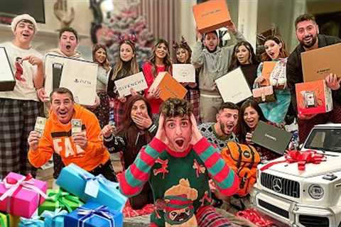 WORLDS BEST FAMILY CHRISTMAS GIFTS OPENING!! (NEW CAR SURPRISE)