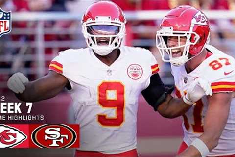 Kansas City Chiefs vs. San Francisco 49ers | 2022 Week 7 Game Highlights