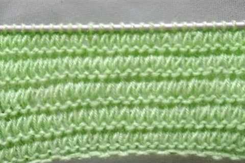 Very easy only 4 rows repeat knitting pattern for all Knitting projects.