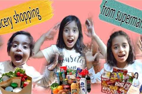First time supermarket shopping with baby Àarish and Family (funny comedy)@Noorish With Family