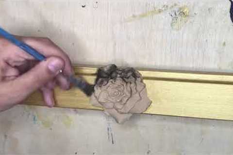 Antiquing a Gold Frame with Woodubends and Waxes