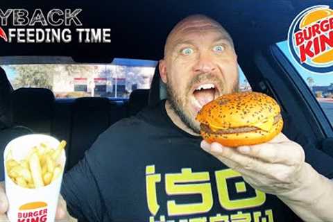 Ryback Feeding Time: Burger King NEW Ghost Pepper Impossible Whopper with Fries Review