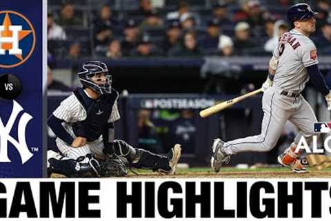 Astros vs. Yankees ALCS Game 4 Highlights (10/23/22) | MLB Highlights