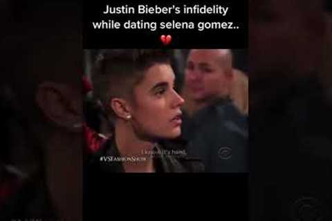 Justin Bieber's Infidelity While Dating Selena Gomez #shorts #subscribe #justin #selena #hailey