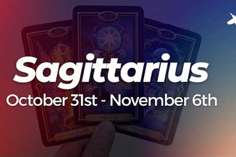 SAGITTARIUS - A WARNING from the Universe! (Don't Fear) October 31st - November 6th Tarot Reading