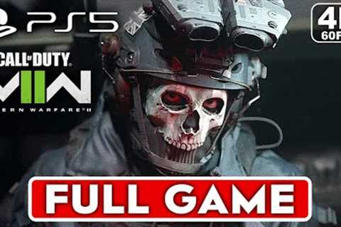 CALL OF DUTY MODERN WARFARE 2 Gameplay Walkthrough Part 1 Campaign FULL GAME [4K 60FPS PS5]
