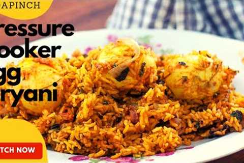 Pressure Cooker Egg Biryani || Simple Egg Biryani || Biryani Recipe