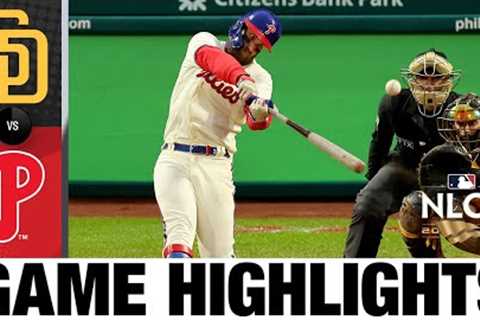 Padres vs. Phillies NLCS Game 5 Highlights (10/23/22) | MLB Highlights