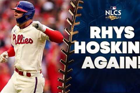 RHYS HOSKINS HAS DONE IT AGAIN!!! He LAUNCHES a 2-run home run to give Phillies early lead!