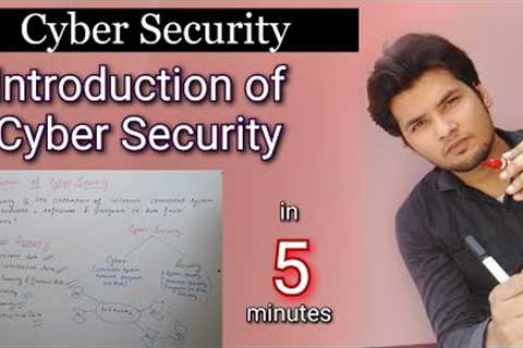 what is cyber security ? | Introduction | Cyber security needs and meaning for beginners | MCA/Btech