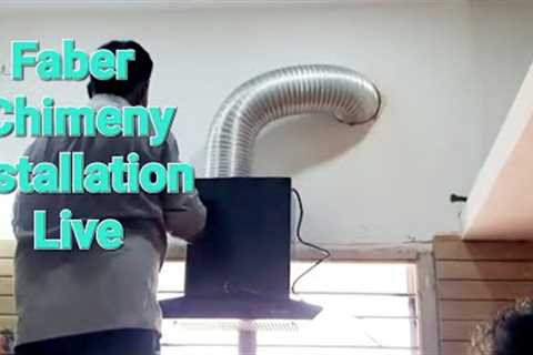 Faber Kitchen Chimney Installation.#techmarudhu #technology #chimney