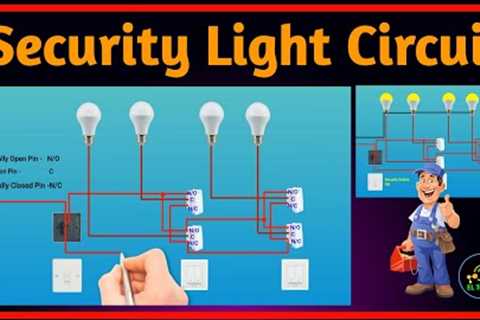 Security Lamp Circuit | Security Light Wiring Connection