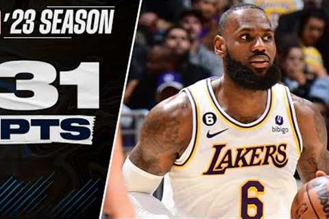 LeBron with 31 PTS, 8 AST, 8 REB vs Trail Blazers