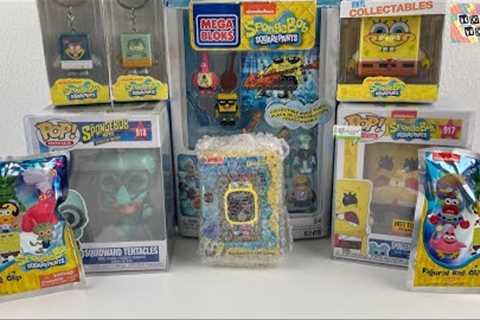 Spongebob SquarePants Unboxing Toy Collection Review ASMR | Funko Pop Spongebob Squidward