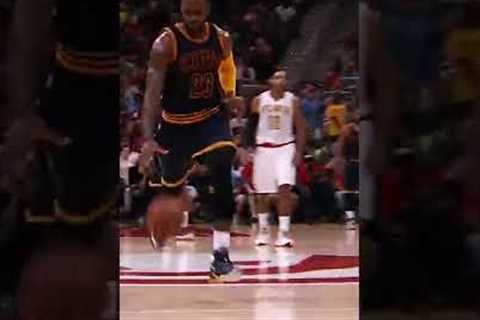 LeBron does the Jordan logo 🔥 #shorts