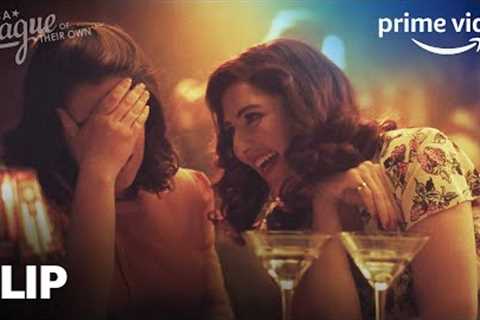 Greta and Carson's First Kiss | A League of Their Own Clip | Prime Video