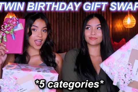 TWIN BIRTHDAY GIFT SWAP! *22*