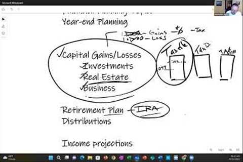 Financial Planning Topic: Year-end Planning