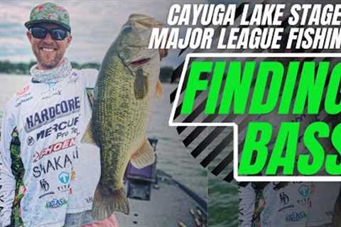 FINDING BASS on Cayuga Lake - Major League Fishing 2022  - Ryan Salzman